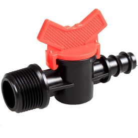 16 Кран нар. резьба 3/4 - отводной, TV013416