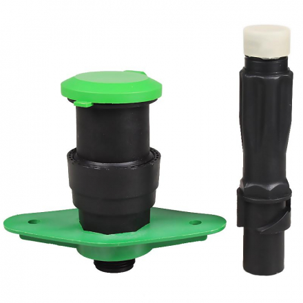 Соединитель быстросъемный 1" с крепежной планкой QV0110